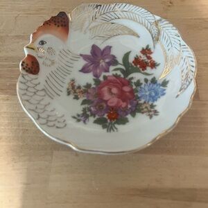 Rooster trinket dish